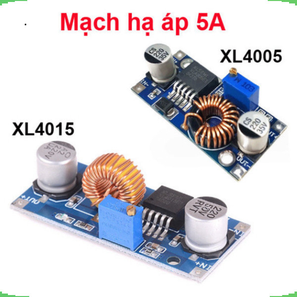 Mạch Buck Converter XL4005 5A, Hạ Áp Từ 4V-32V Hiệu Quả