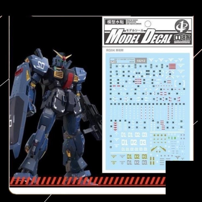 Decal nước cho mô hình RG 1/144 MK2  -  19212
