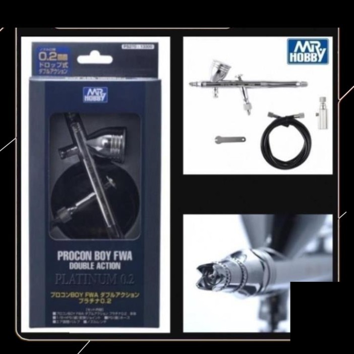 Mr Hobby PS270 Bút vẽ airbrush Procon Boy FWA Platinum 0.2mm
