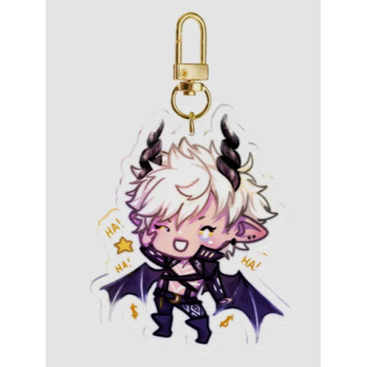 Obey me Mammon keychain MUA DECOR SHOP