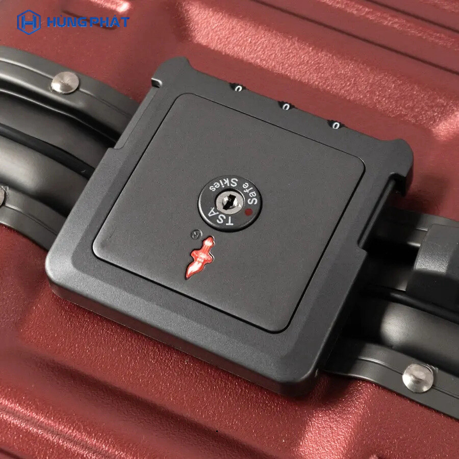 Hùng Phát siêu nhẹ [HÙNG PHÁT] Vali Khung Nhôm Khóa Sập Cao Cấp Travelking 8003 Hùng Phát  Chịu Lực 