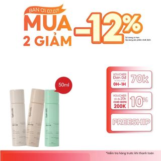Dầu gội khô hương trà bá tước SPES làm phồng tóc nhanh hút dầu thừa giữ nếp 8h 50ml