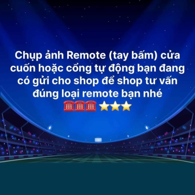 [Tặng thêm Pin] 433mhz Remote cửa cuốn cửa cổng 433mhz giá tốt