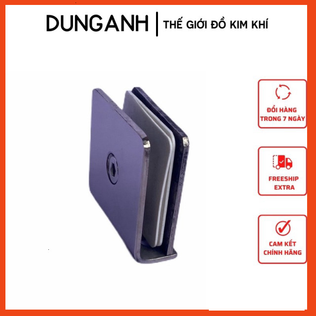 Kẹp kính Kim Khí Dung Anh kẹp kính inox hình vuông chuyên dụng, kẹp kính các loại