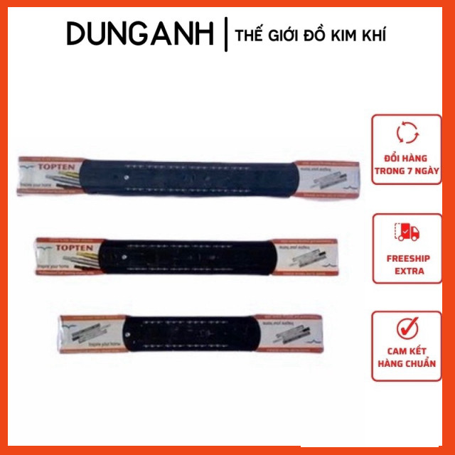 Ray bi 3 tầng Topten ray bi lắp hộc tủ ngăn kéo đủ size