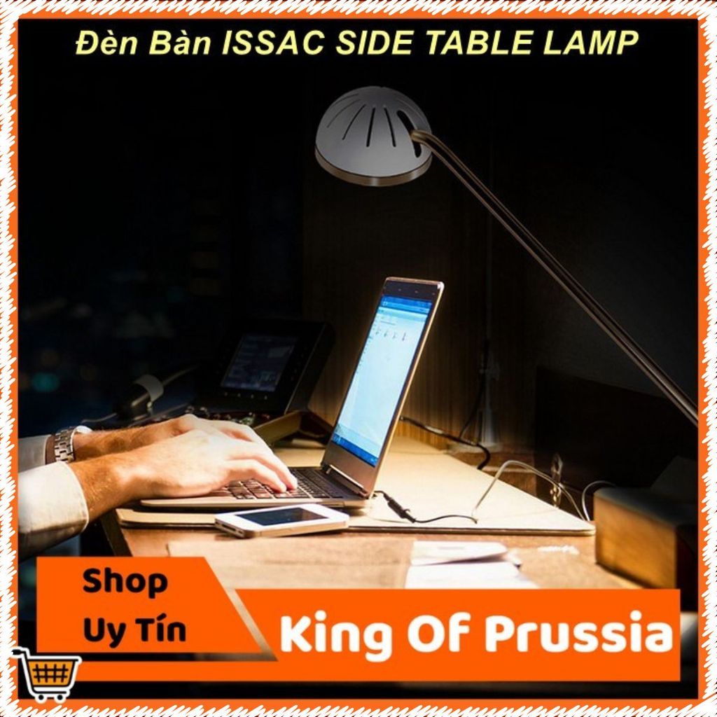 Đèn Bàn Đọc Sách ISSAC SIDE TABLE LAMP Cao Cấp
