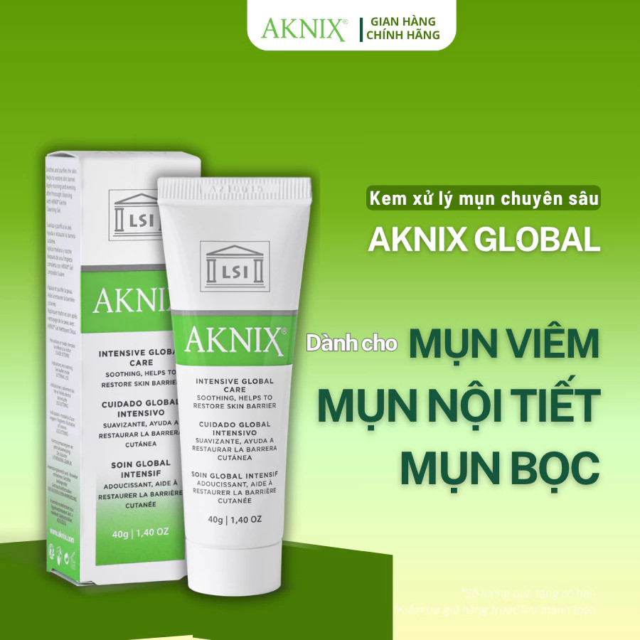 Kem Dưỡng Giảm Mụn, Kiểm Soát Dầu Aknix Intensive