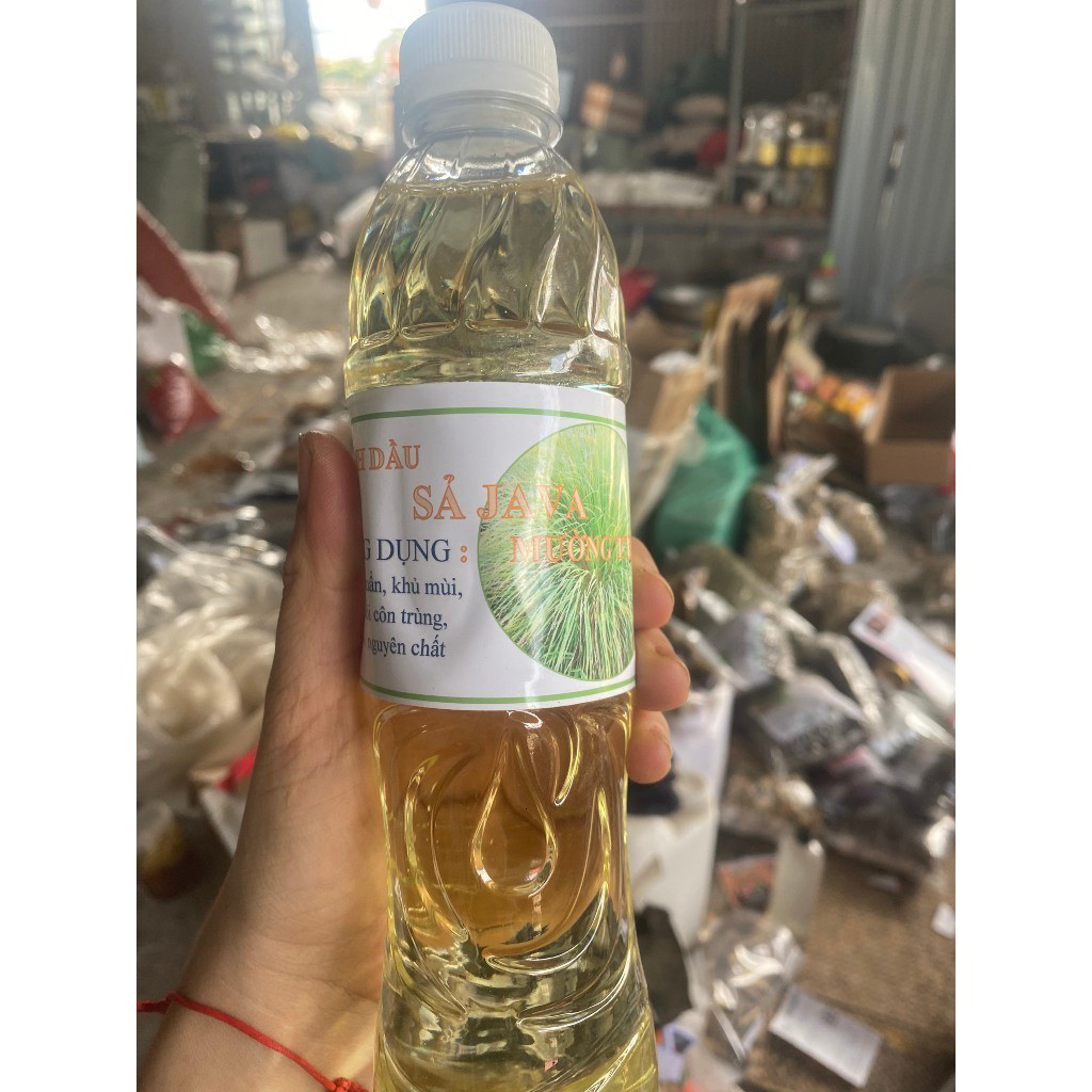 Tinh dầu sả java nguyên chất 500ml Chăm sóc nhà cửa, đuổi côn trùng, thơm tho