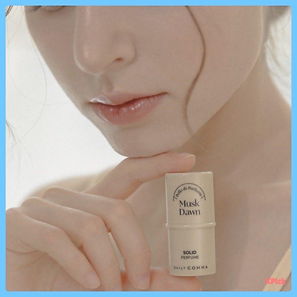 KOREA DAISO Daily Comma Bello de Perfume Solid Perfume, Musk Dawn, Dầu sản xuất thực vật, Mùi hương 