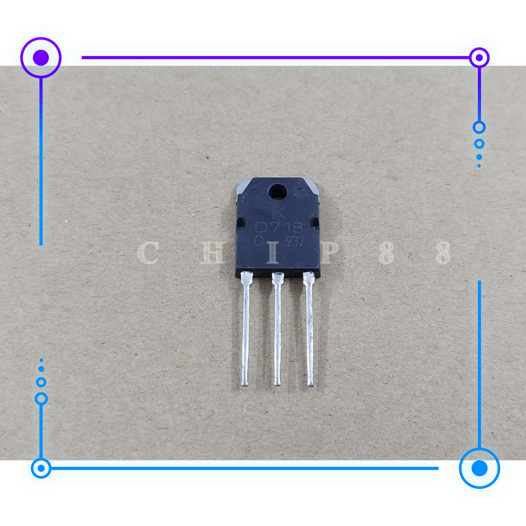 Sản Phẩm KD718 Transistor KD718 D718 Lưng Đồng, Chân Dài Đẹp Bóc Máy, Đảm Bảo Chất Lượng.