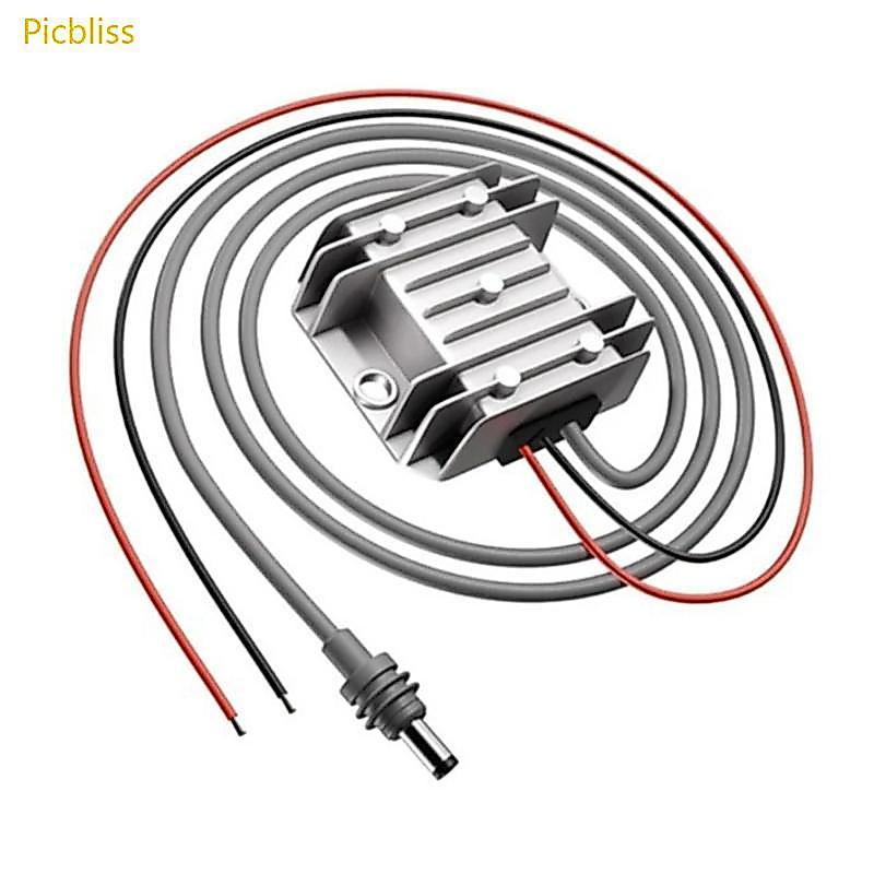 Picbliss 12V 24V sang 30V 3 5A Boost Converter 9V sang 28V Đầu vào Step Up Power Adapter Dây