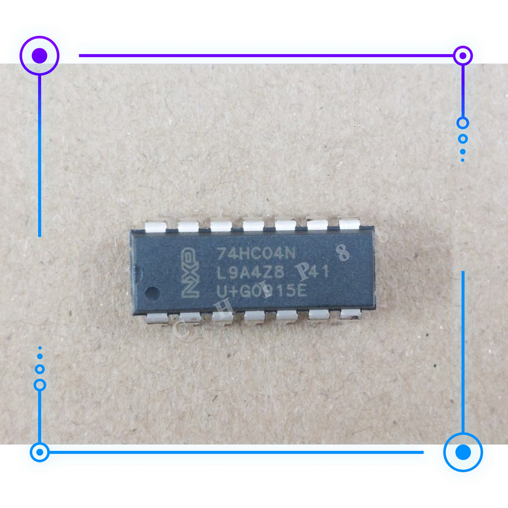 Sản Phẩm 74HC04N IC 74HC04N 74HC04 Dip-14 Mới, Chính Hãng