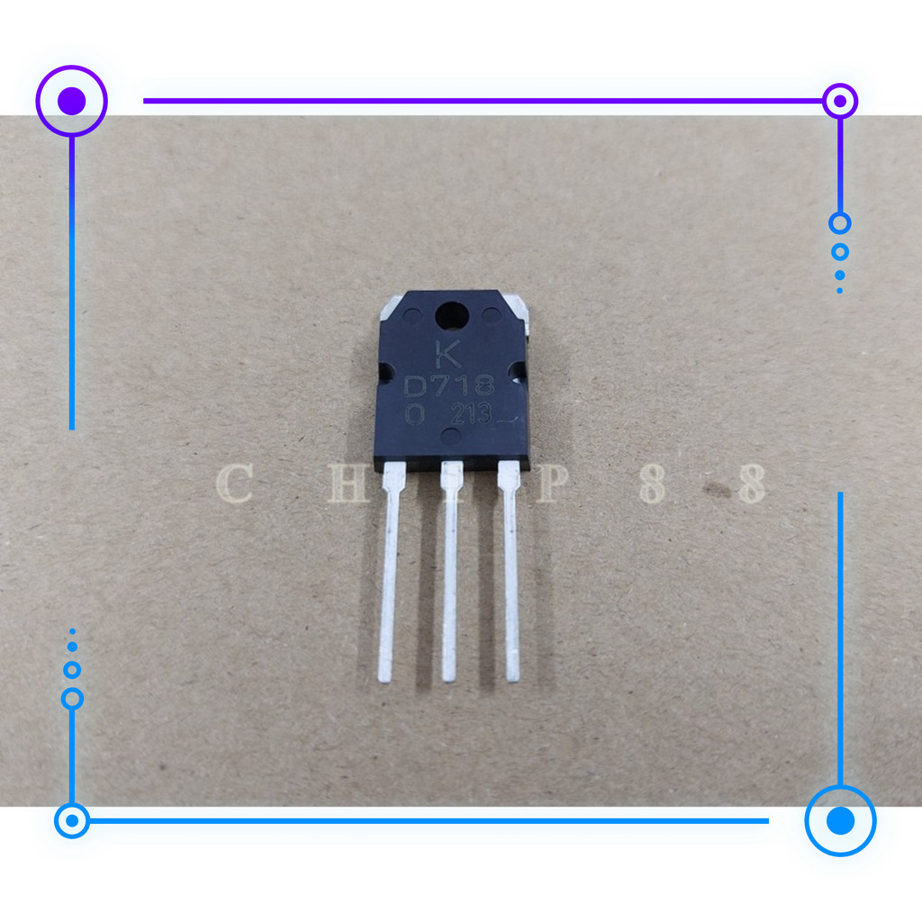Sản Phẩm D718 Transistor KD718 2SD718 Lưng Đồng, Mới Chính Hãng 100%.