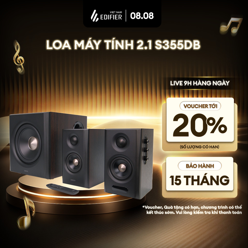 Tai Nghe Bluetooth EDIFIER JOYBUDS | Màn Hình Cảm Ứng | Thời Gian Sử Dụng 35 Tiếng | Bảo Hành 15 Tháng