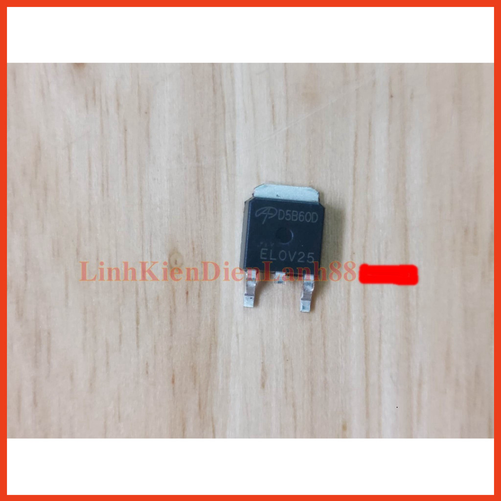 Sản phẩm Mosfet AOD5B60D D5B60D TO-252 600V 5A mới chính hãng 100%.