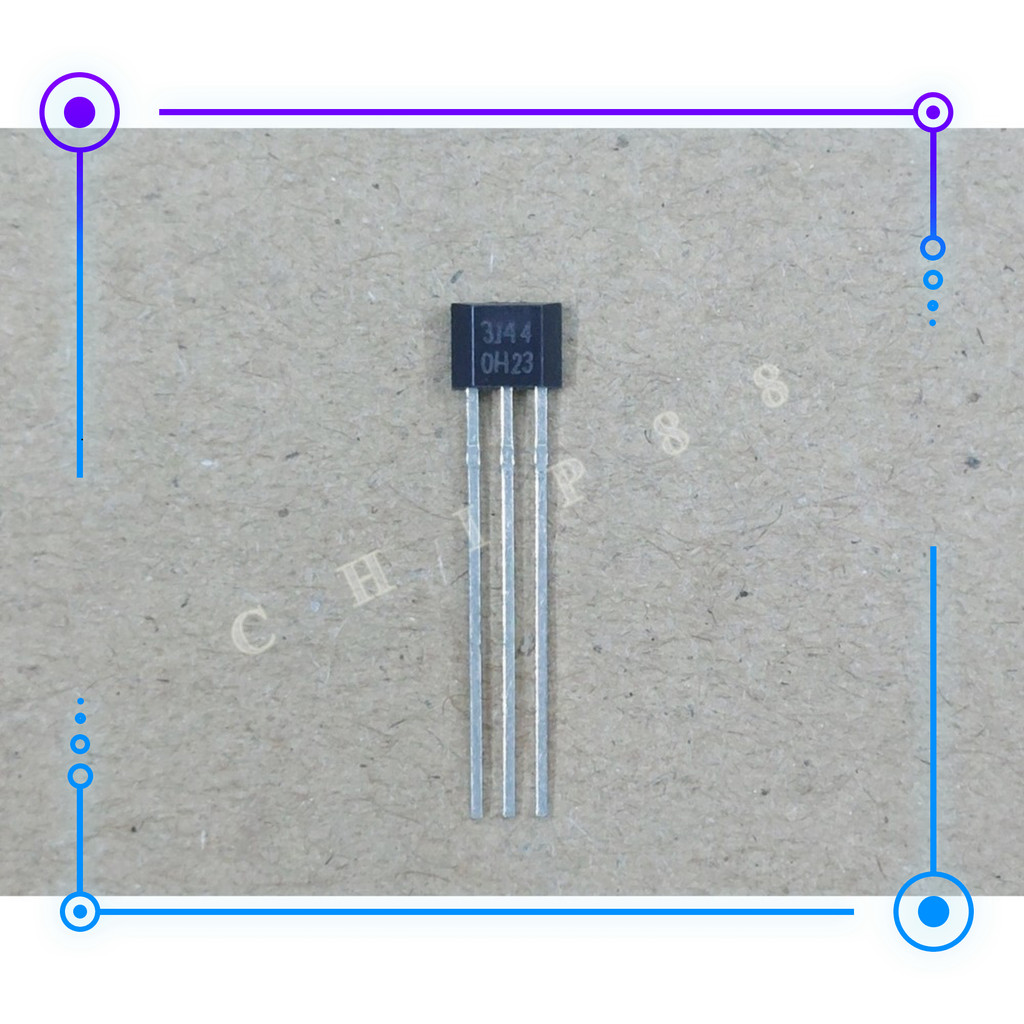 Sản Phẩm A3144 IC Hall - Cảm Biến Từ A3144 a44e 44E TO-92 Mới Chính Hãng 