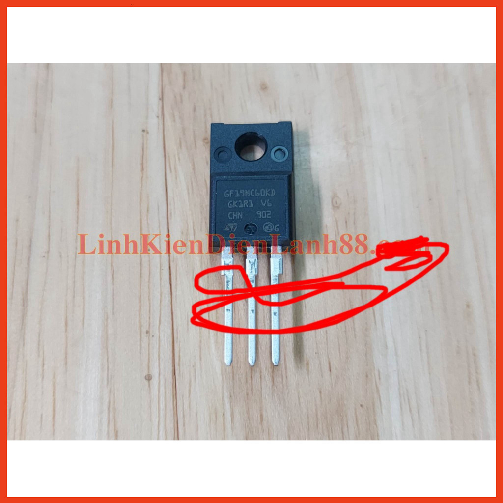 Sản phẩm IGBT STGF19NC60KD GF19NC60KD tháo máy chất lượng tốt 
