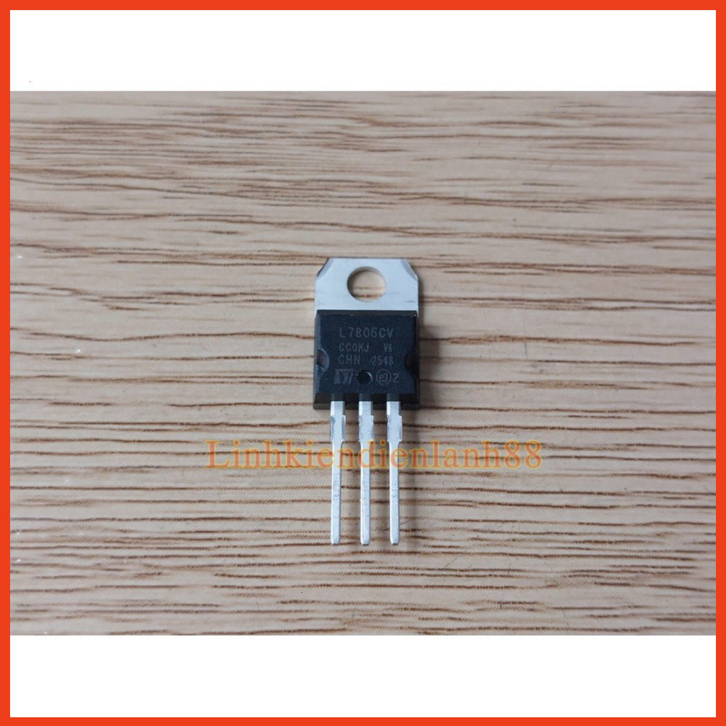 Sản phẩm IC ổn áp L7806CV 7806CV 7806 hàng mới , chính hãng 100%.