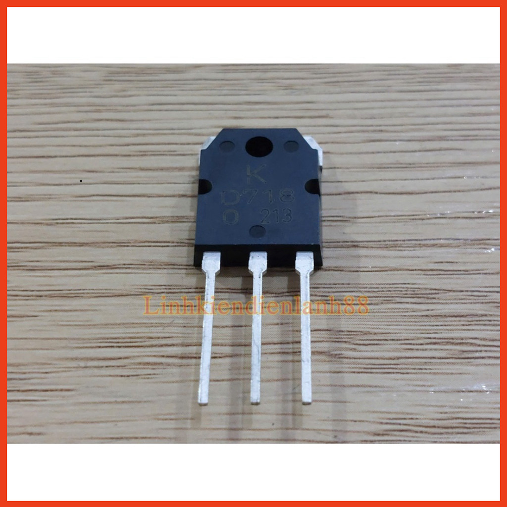 Sản phẩm Transistor D718 KD718 2SD718 Lưng Đồng, Mới Chính Hãng 100%.