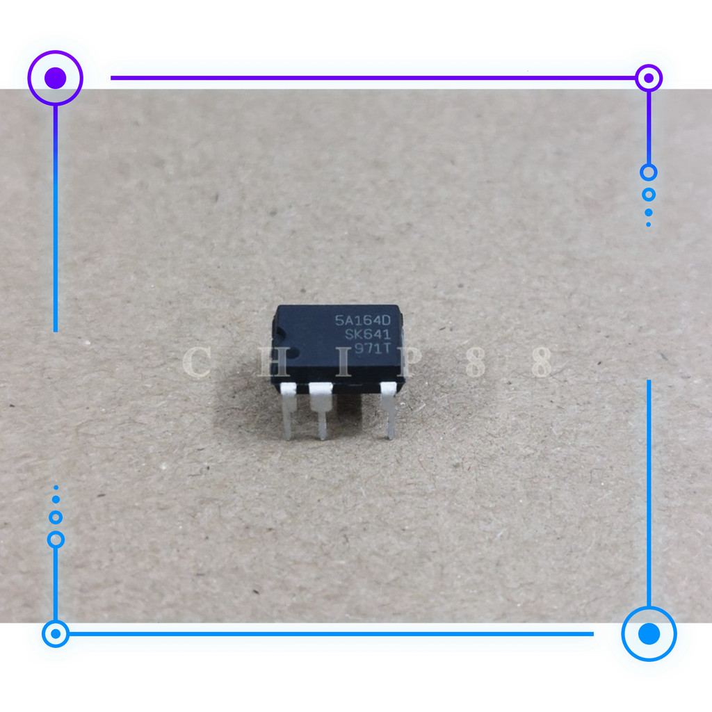 Sản Phẩm IC Nguồn STR-5A164D 5A164D DIP-7 Thay Thế STR-5A162D  Mới Chính Hãng 100%.
