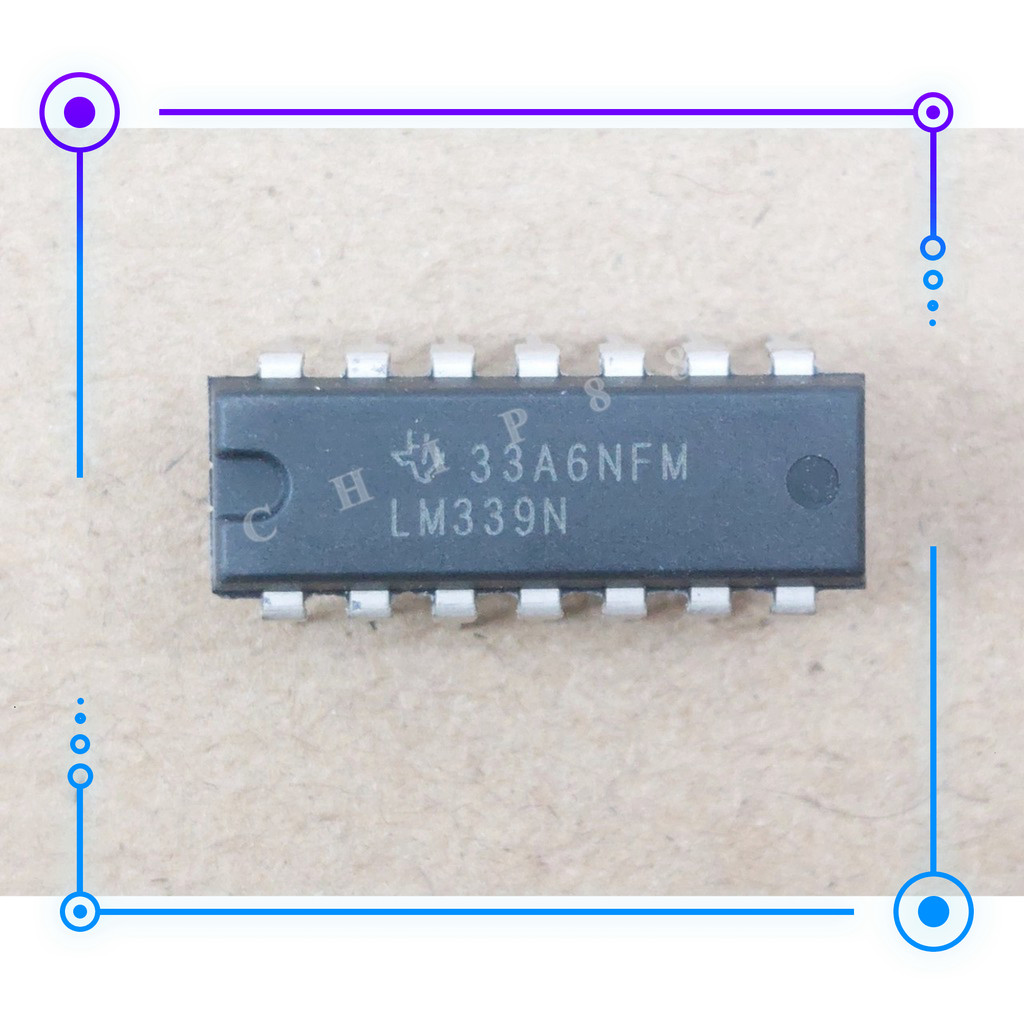 Sản Phẩm LM339N IC LM339N lm339 khuếch đại thuật toán mới Chính Hãng 100%