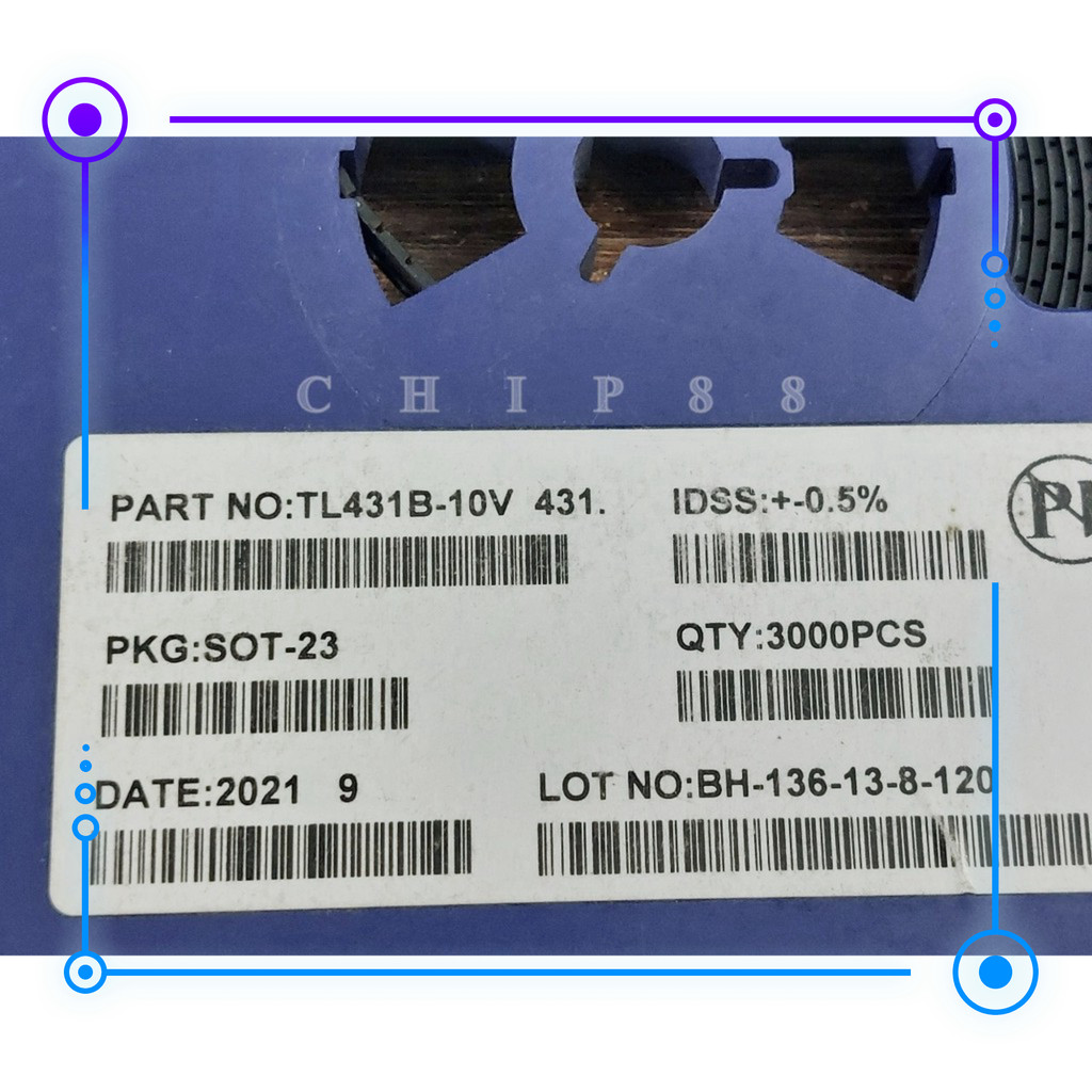 Sản Phẩm TL431 IC TL431 431 dán sot-23 mới, chính hãng