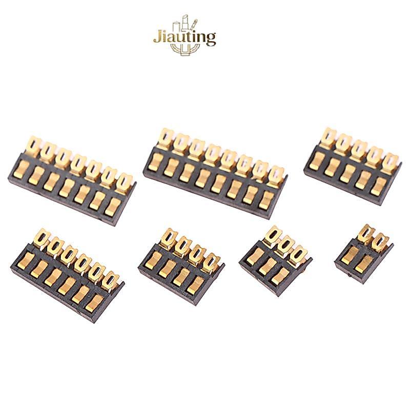 Jiating SMT Spring Pin Connector 2.0 MM Pitch 2 3 4 5 6 7 8 Pin Nam Contact Power Charge Connector C