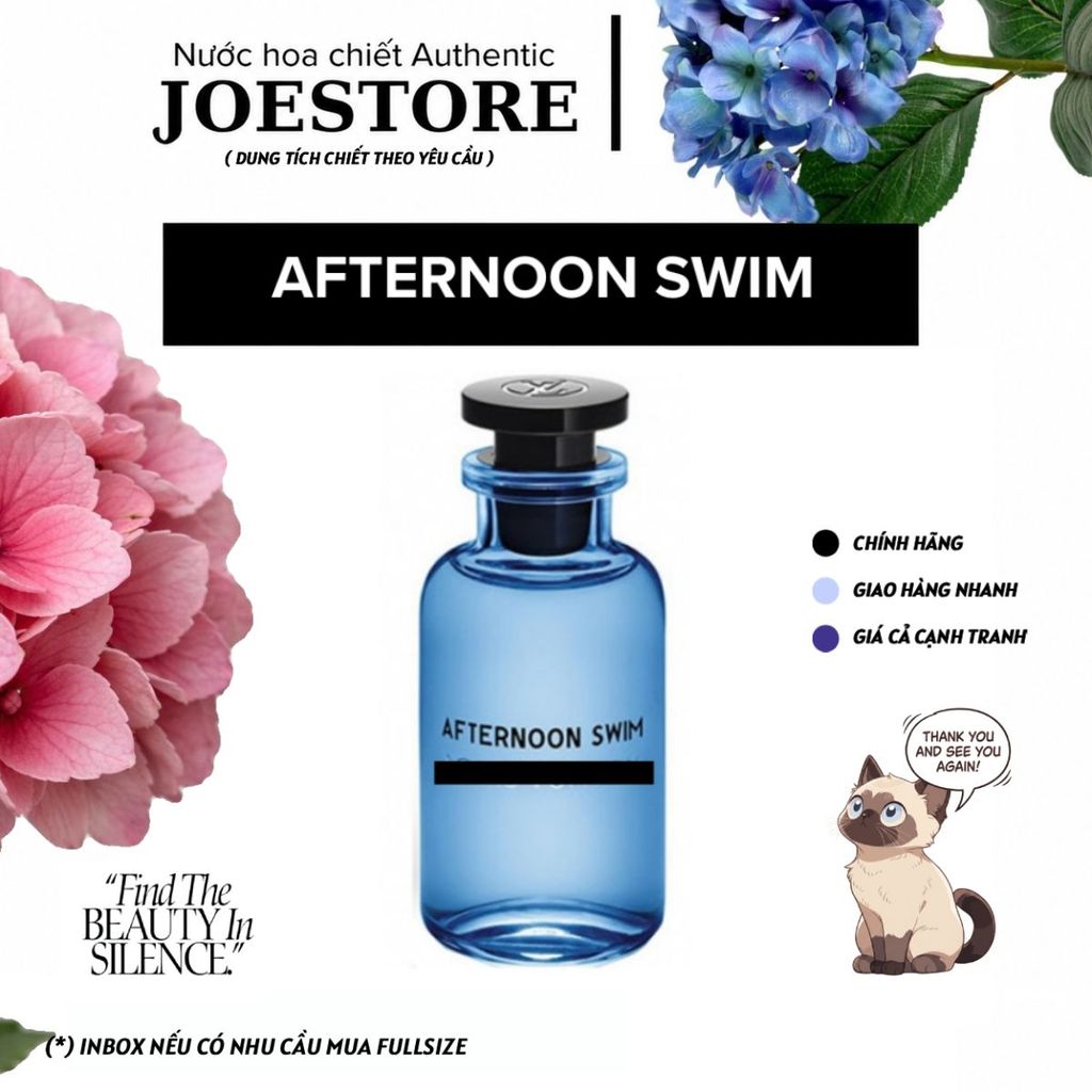 ✦𝐉𝐎 𝐏𝐄𝐑𝐅𝐔𝐌𝐄✦ Nước Hoa Unisex Afternoon Swim EDP – Hương Cam Chanh Biển Tươi Mát, Sang Trọng – Chiết 