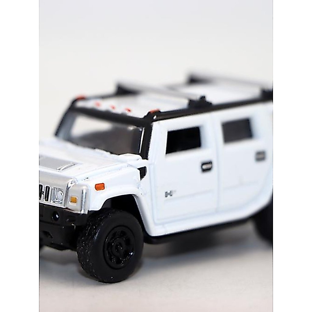 [Mẫu xe có sẵn] 1 64 Xe hợp kim Hummer Hummer H2 SUV Địa hình Mô hình xe mô phỏng Đồ chơi trang trí 