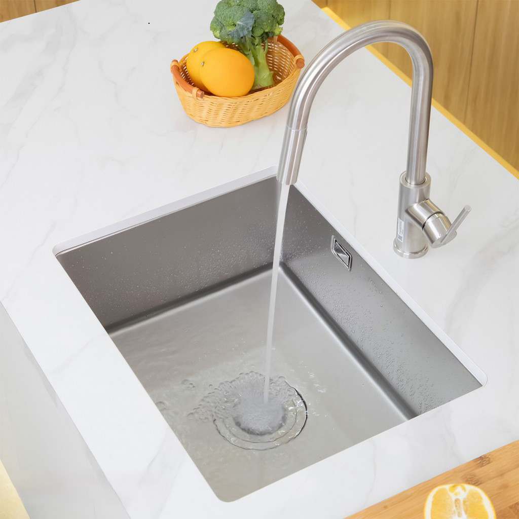 Chậu Rửa Bát Kluger KU6045FS Basic 1 Hố - Inox 304 -  600x450 mm