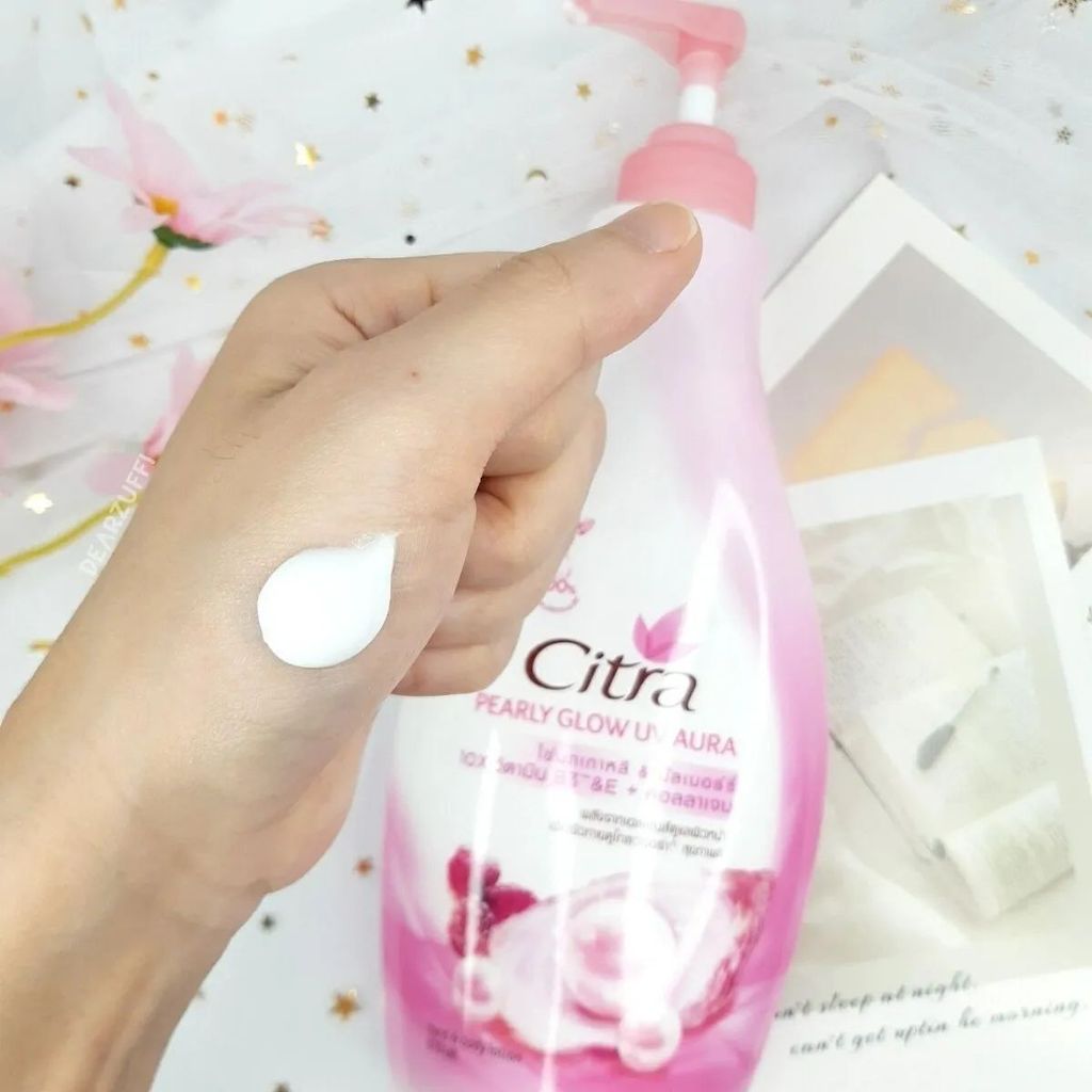 Sữa Dưỡng Thể Citra Pearl UV Thái Lan – Dưỡng Ẩm Hằng Ngày, Thấm Nhanh 500ml