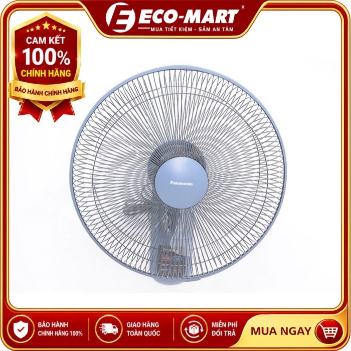 Quạt treo tường Panasonic 3 cánh F409MB 46W có điều khiển từ xa