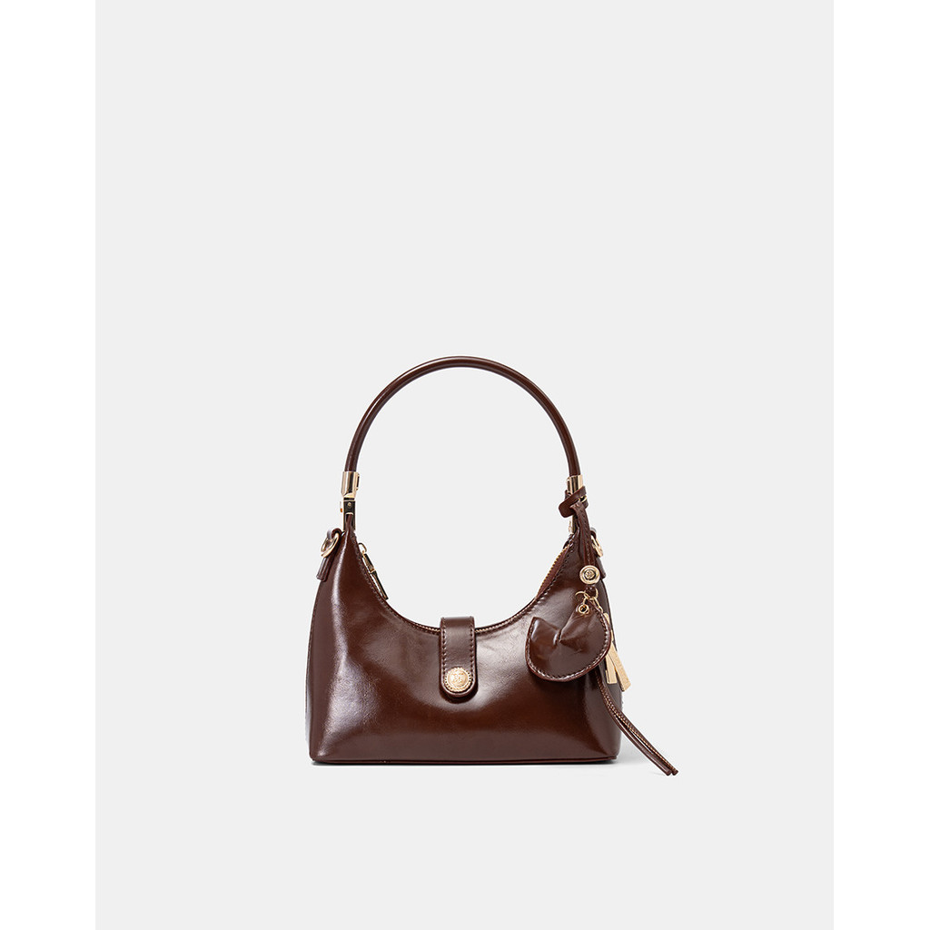 Túi Xách Nữ Thời Trang JUNO Cỡ Nhỏ Hobo Phối Charm Fortune Cookie TXN1059
