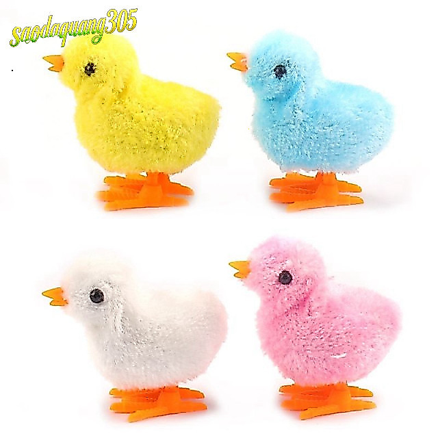 Gà Con Nhảy Lon Ton Vặn Cót Bé Chơi Vui BBTOYS 89 Size L Có Mùi Ngoại Bán Xe Mới
