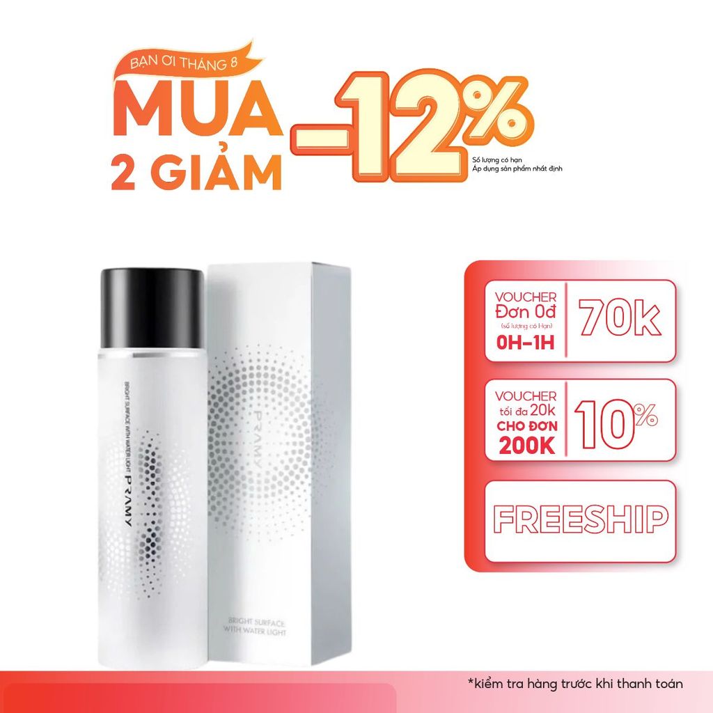 Pramy Setting Spray Dưỡng Ẩm – Lớp Trang Điểm Tự Nhiên, Chống Lem & Bảo Vệ Da 100ml