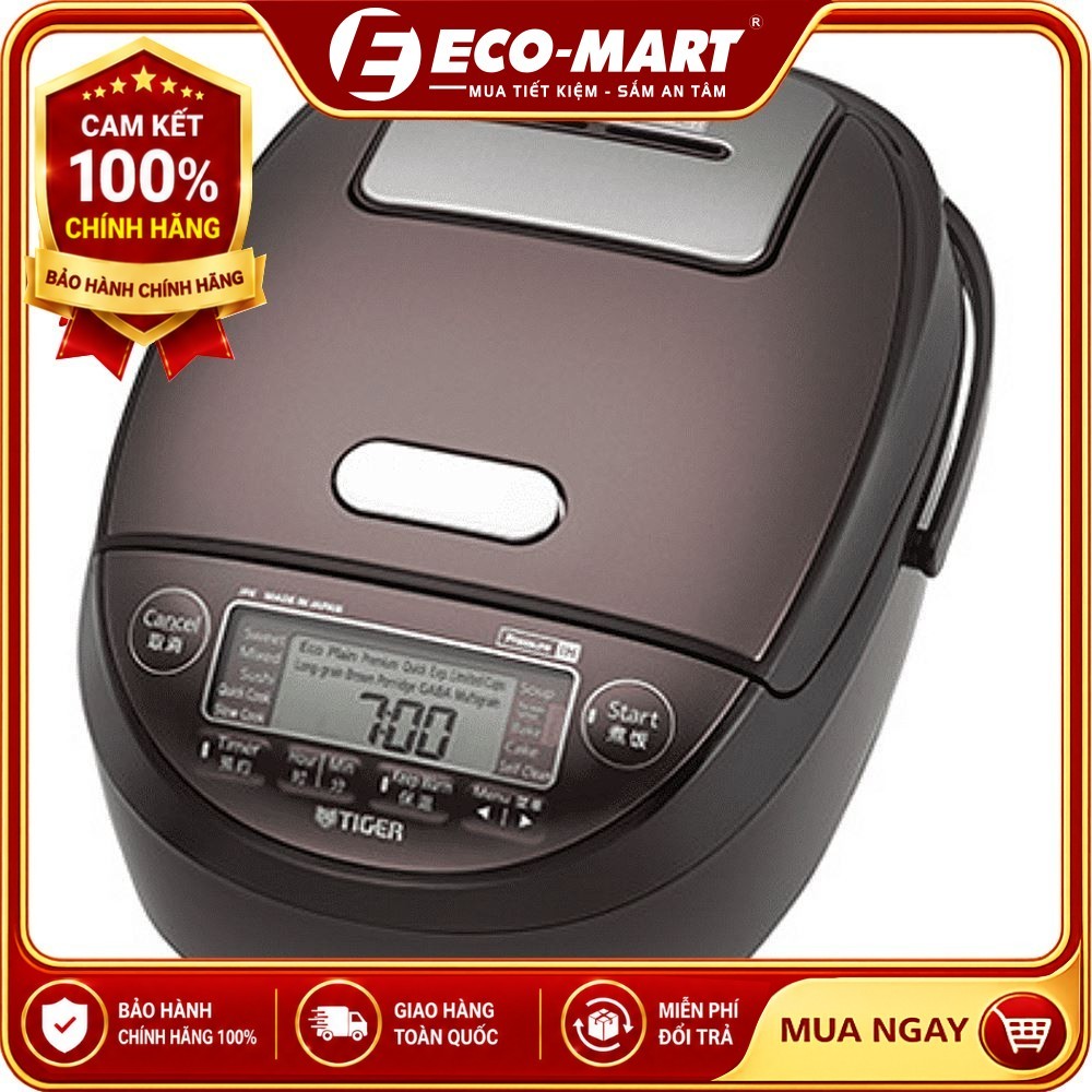 Nồi cơm áp suất cao tần Tiger 1.0 lít JPK-W10W