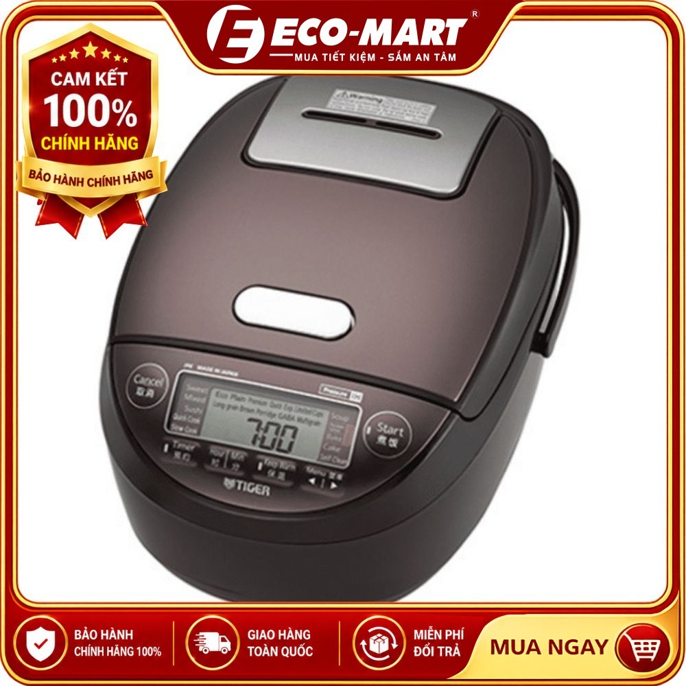 Nồi cơm áp suất cao tần Tiger 1.8 lít JPK-W18W