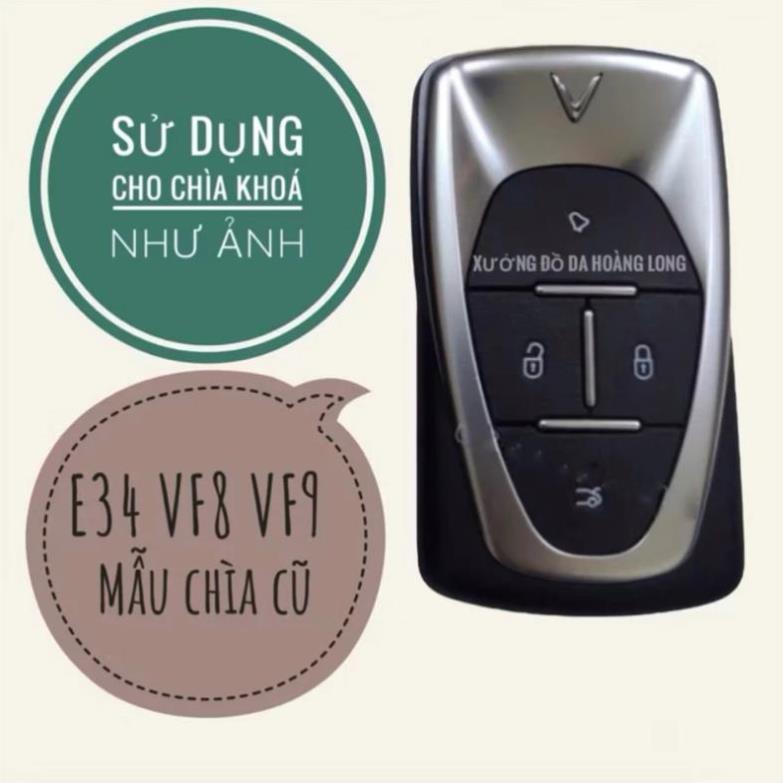 Bao chìa khoá Vinfast E34,VF8 , VF9 mẫu khoá cũ