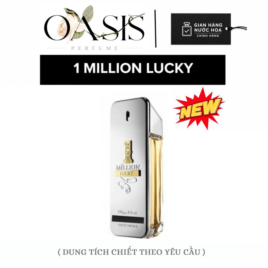 ᴏᴀsɪs ᴘᴇʀғᴜᴍᴇ | Nước Hoa Nam 1 Million Lucky – Hương Mận Hạt Phỉ Gỗ Ngọt Ấm Nam Tính Quyến Rũ – Chiế
