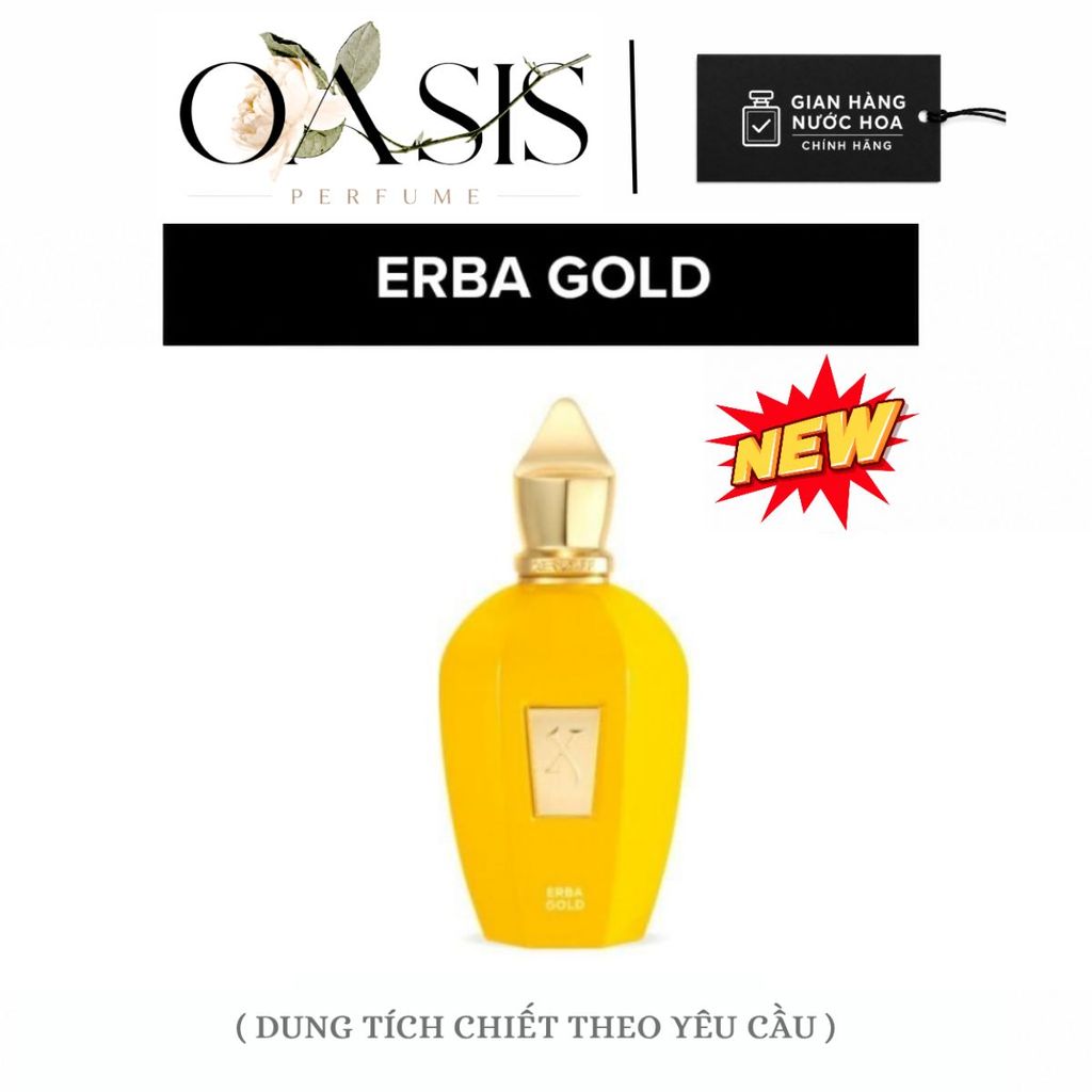 ᴏᴀsɪs ᴘᴇʀғᴜᴍᴇ | Nước Hoa Unisex XJ Erba Gold – Hương Trái Cây Ngọt Sang Trọng Tươi Quyến Rũ – Chiết 