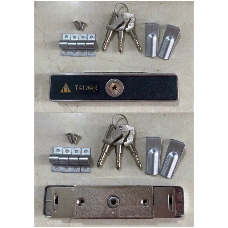 Khoá cửa cuốn tấm liền Austdoor - Bộ khoá cơ cửa cuốn hàng chất lượng cao ( loại chìa tròn 3 gân ) B