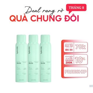 Dầu gội khô SPES chính hãng tạo phồng loại bỏ dầu thừa giữ nếp lâu 8h 200ml