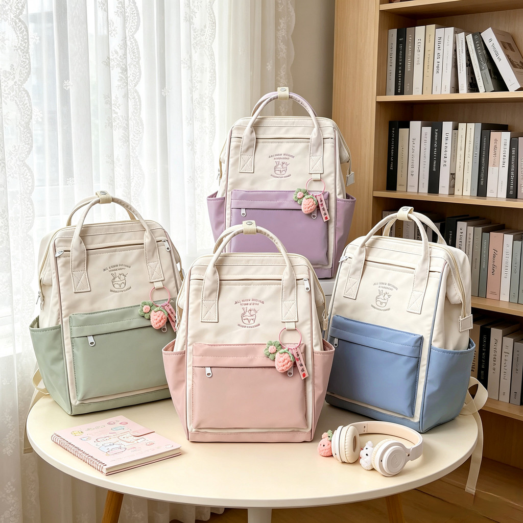Lightweight Fashion School Laptop Bag Cute Teen Girls School Backpack for Girls High School Bag