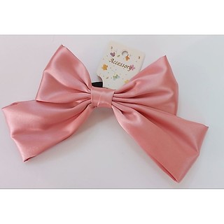 combo 5 cột tóc nơ bướm vải satin lụa