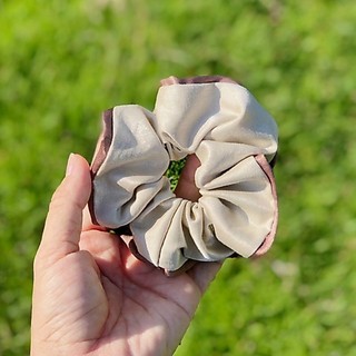 Dây cột tóc scrunchies viền bèo