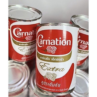 Sữa nước béo Carnation ( sữa ba bông; Sữa Béo Thái Lan )Thái Lan 385gr