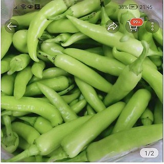1KG ỚT SỪNG XANH (ĐẶC SẢN HUẾ ) rất cay thơm
