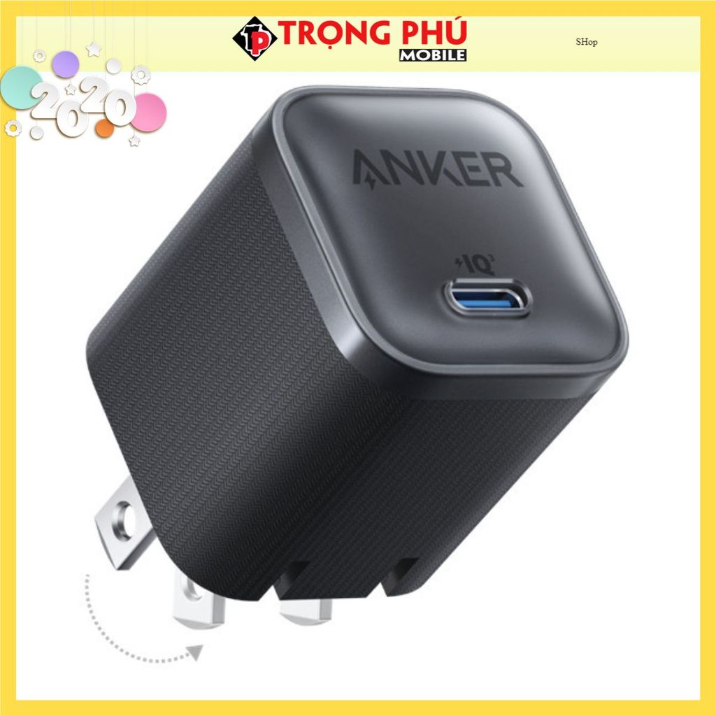 Cốc sạc TypeC Anker Zolo 1C 45W_A2692 - Shop