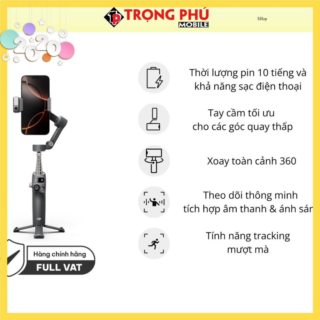 Gậy gimbal DJI Osmo Mobile 8 - Shop