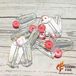 Đá Zippo - Đá bấc dùng cho Zippo ( 7 viên đá + 12cm bấc )